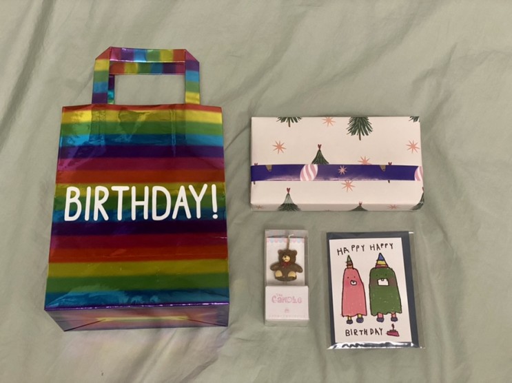 남자친구 생일 선물 포장기 : 난생처음