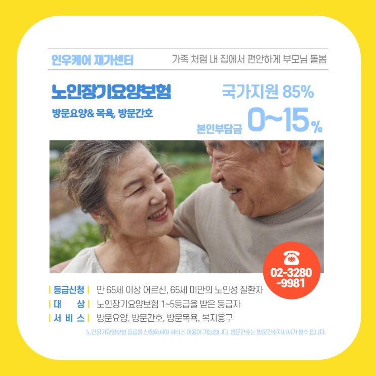  파킨슨병으로 인한 방문요양 서비스 이용