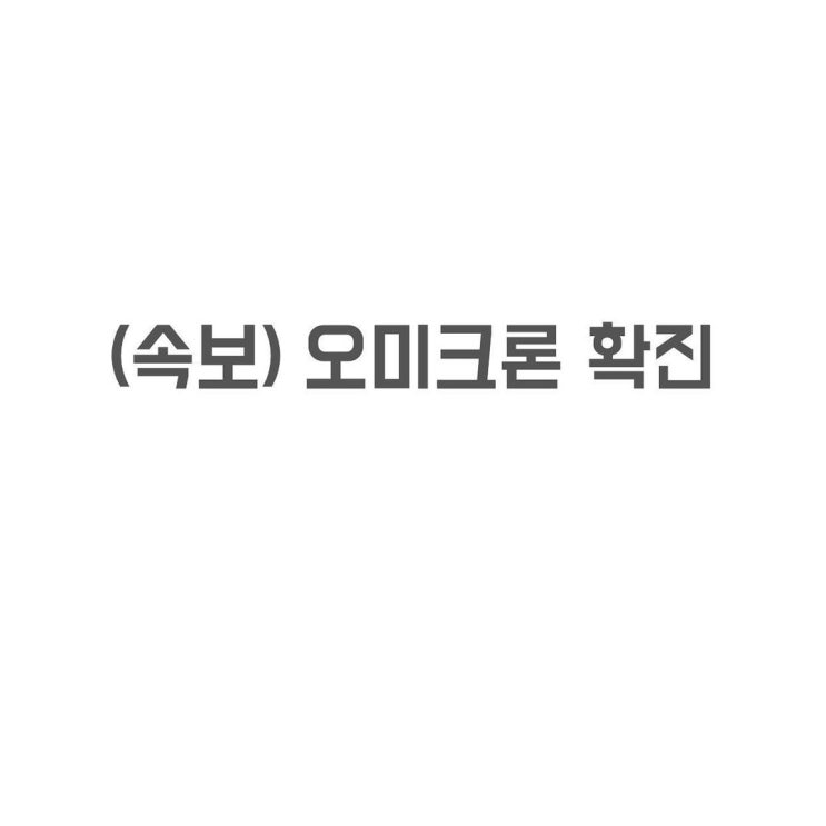 오미크론 코로나 변이 스파이크 돌연변이 한국뿐만아니라 세계를 위협하고 있다 한국인 감염 국내 유입