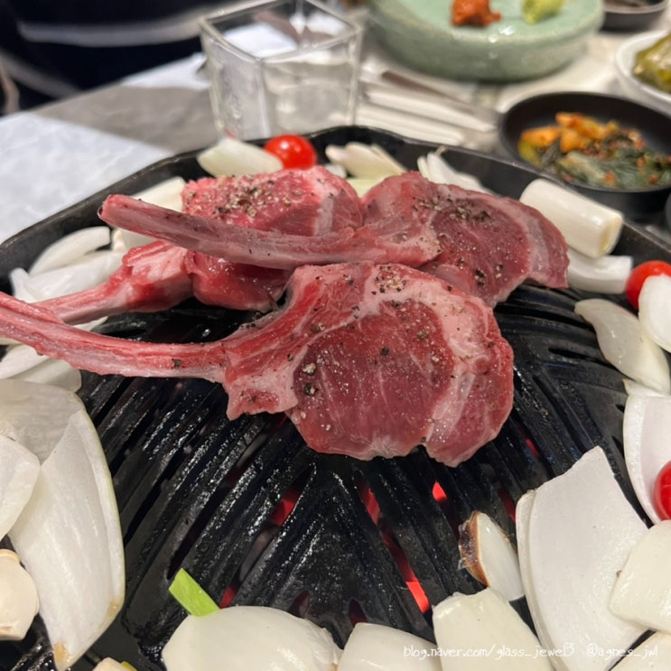  내돈내산 고메램 삼성점 :: 양갈비맛집 / 등심, 숄더랙, 프랜치랙, 살치살에 일품진로와 와인까지 / 코엑스 양고기 고급맛집(회식장소추천)