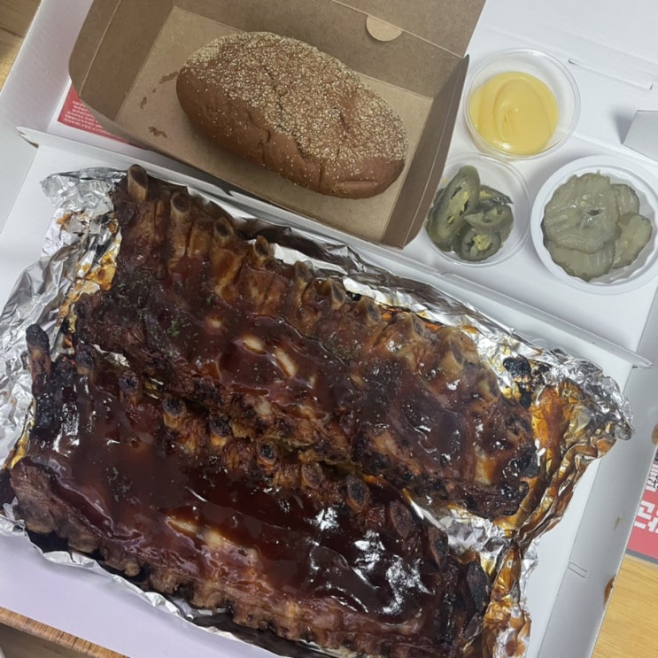  분당배달맛집 / 몬스터쿡 야탑점 바베큐폭립