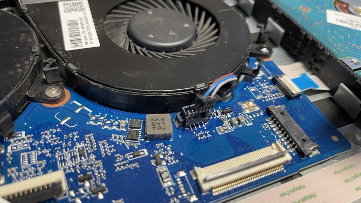  HP 파빌리온 15-BC229TX 쿨링팬 교체