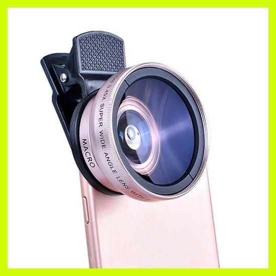 스마트폰 렌즈 휴대폰 망원렌즈 2 IN 1 범용 클립 37mm 휴대 전화 0.45x 좋네요!