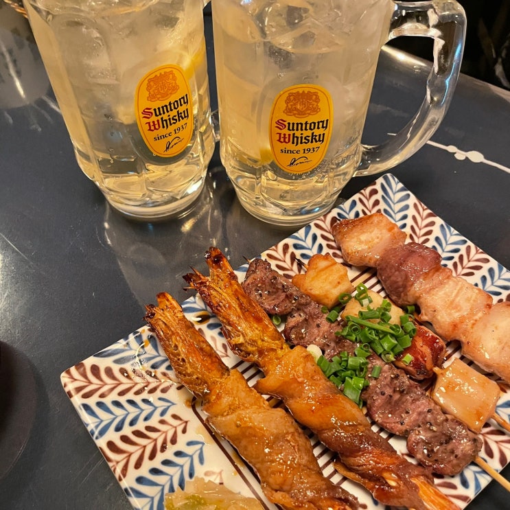  서면 이자카야 맛집, 하이볼이랑 꼬치 조합이 너무 좋은 요서무라~