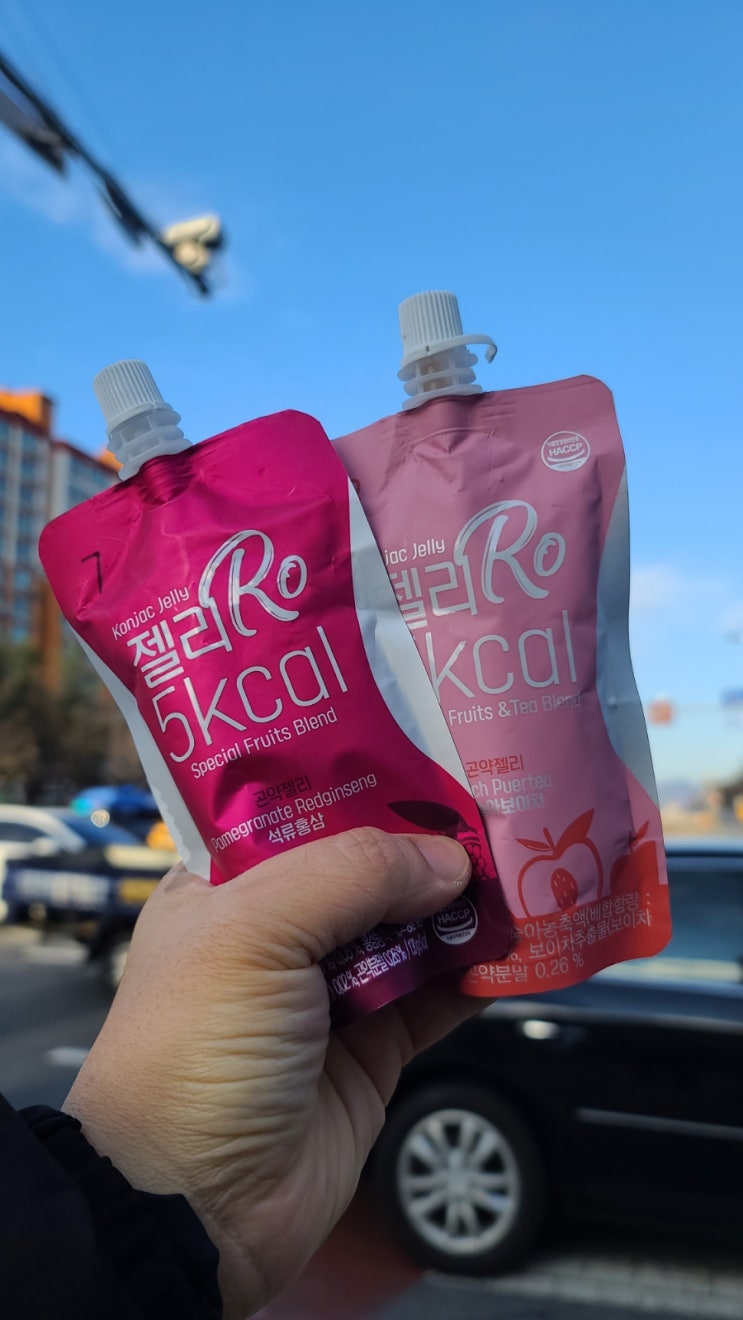  곤약젤리 비원비오에프  젤리로 칼로리는 낮추고 맛의 풍미는 높히고!!