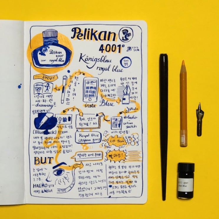 1일 1드로잉_100일 챌린지_36_pelikan 4001