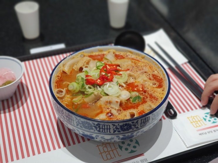  나만의 원픽 롯데백화점 동탄점 땀땀 매운소곱창쌀국수 (#원픽 #최애맛집)