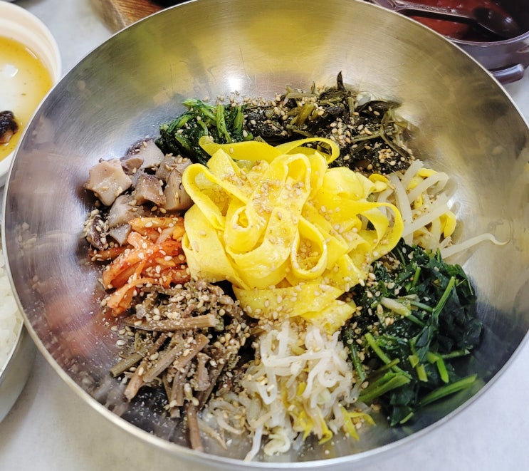 [합천] 해인사 버스터미널 근처에 있는 산채비빔밥 맛집 삼성식당