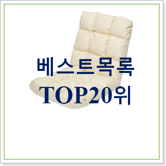  혜자템 좌식의자 목록 베스트랭킹 공유