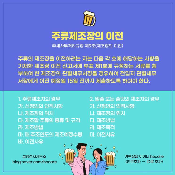 주류제조장의 이전