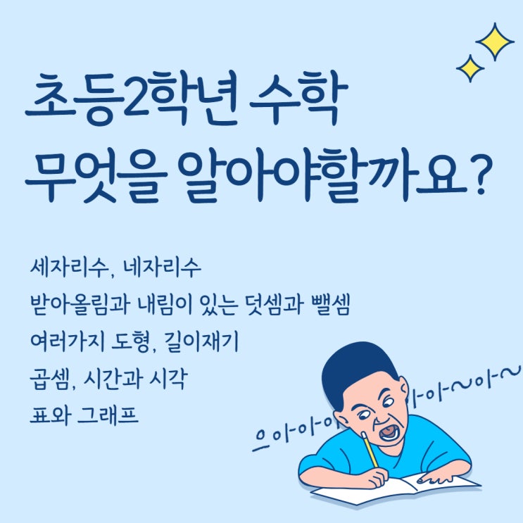  초등2학년  수학 무엇을 알아야 할까요? (1학기와 2학기 목차)