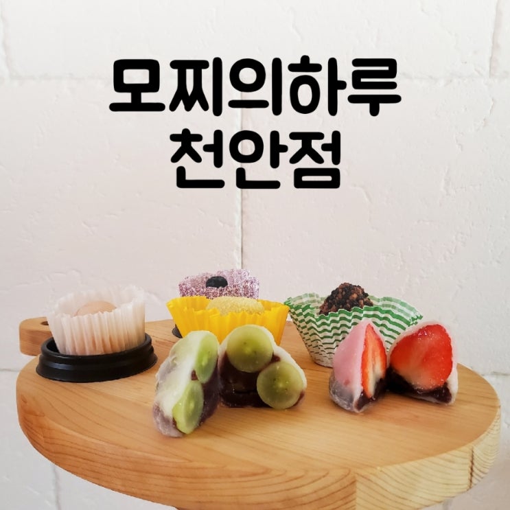  천안 불당동디저트 맛집 _ 모찌의하루 천안점 과일모찌