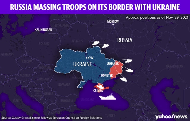  Russia’s activity on the Ukraine border has put the west on edge