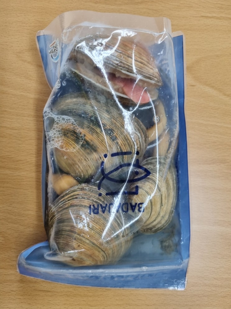  쿠팡 바다자리 국산 생물 개조개 맛있어요.
