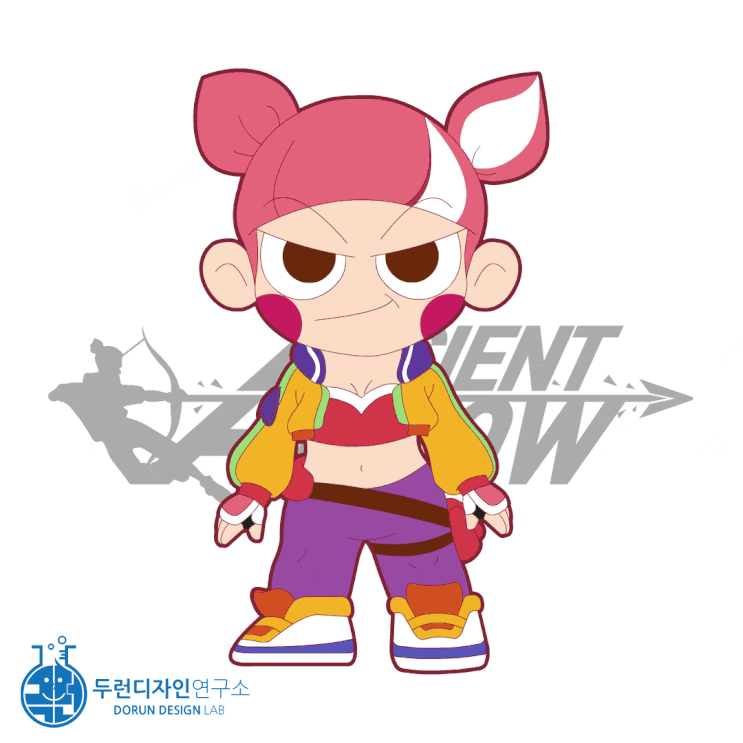 VR게임 <에이션트에로우> 브랜드굿즈용 캐릭터 디자인 VR게임 <에이션트에로우> 브랜드굿즈용 캐릭터 디자인