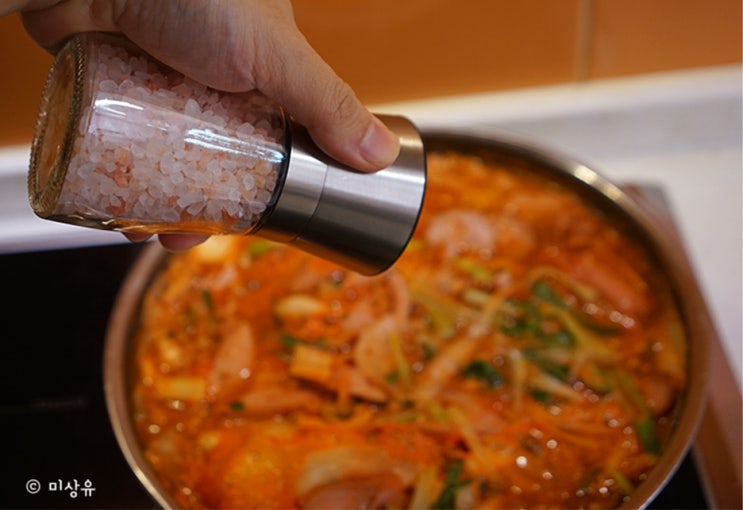  양배추 샐러드 만들기 with 소금답례품 좋은 히말라야소금