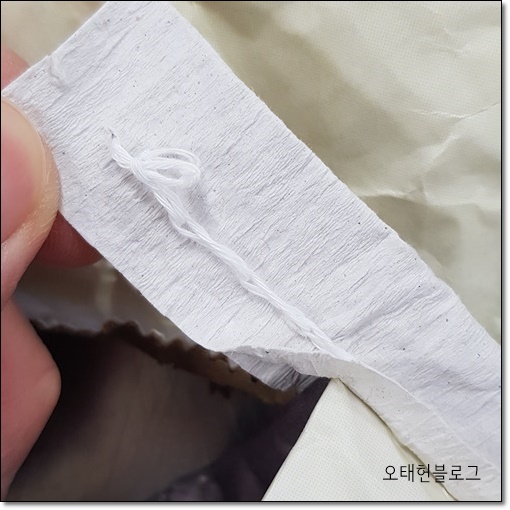  쌀 포대 매듭 푸는 법