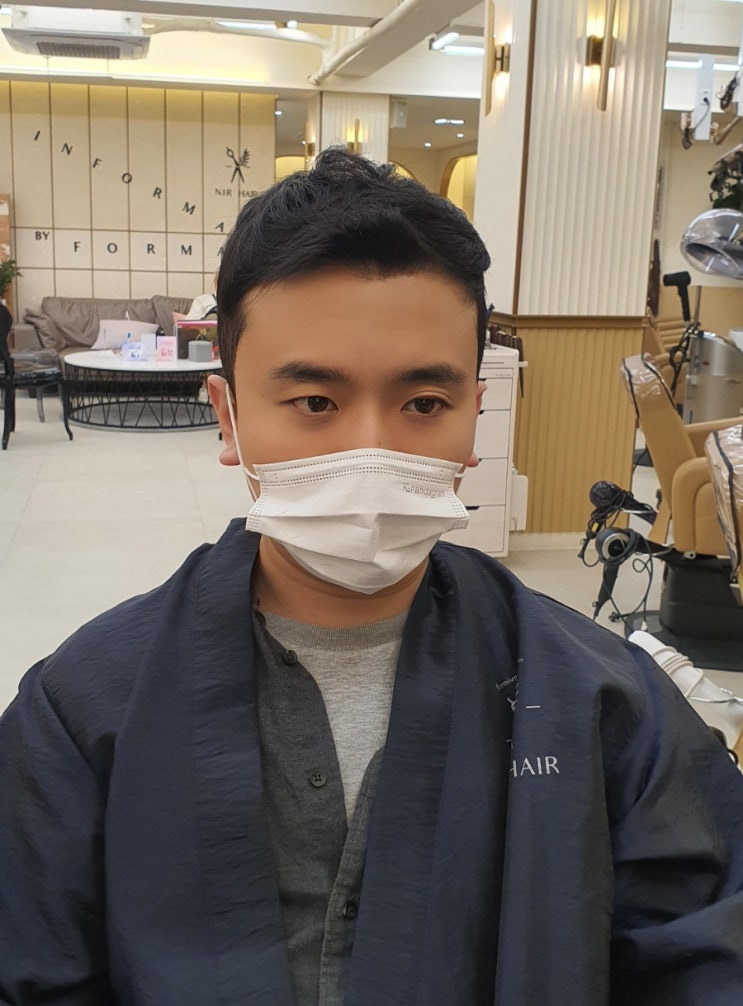  강남 압구정역 미용실 추천 니르헤어 남자 짧은 리젠트컷, 다운펌, 클리닉 후기(가격, 위치 등)