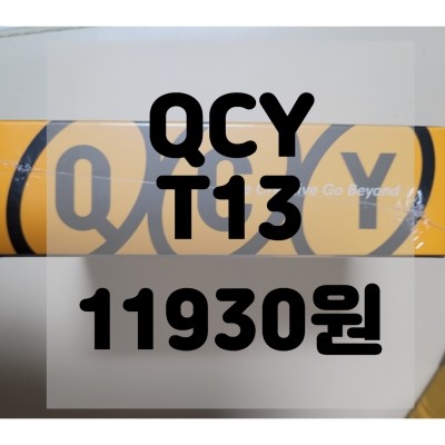  QCY T13 블루투스 이어폰 리뷰 및 구매후기