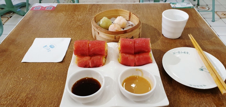  이우시장에도 맛있는 딤섬이 있었다