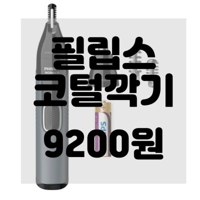  Philips Norelco 노즈트리머 3000, 코털, 귀털 및 눈썹 트리머, NT3600/42 블랙 구매후기 및 리뷰