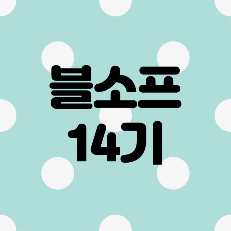  블로그 심폐소생 프로젝트 14기 오리엔테이션