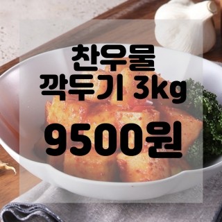  (내돈내산)(솔직리뷰)찬우물 깍두기 3kg 리뷰 및 구매후기
