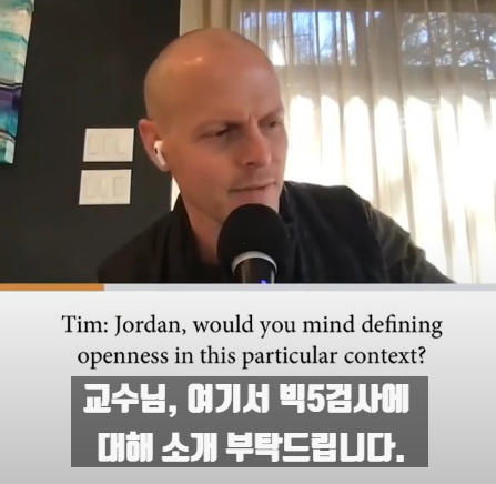  [한글번역] 조던 피터슨의 빅5 성격유형검사 설명서: 개방성과 신경성의 상대성
