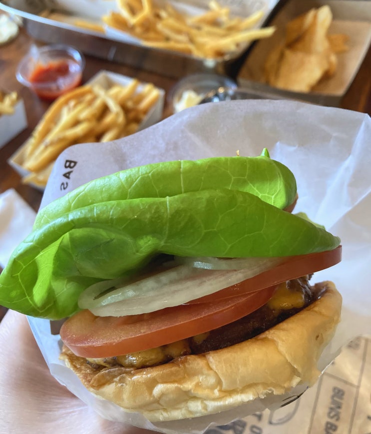  분당 정자동 바스버거(BAS BURGER) 정자점 - 정자역 수제버거, 수제맥주 맛집 (평일 점심)