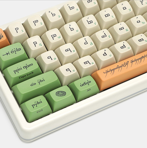  Drop MT3 프로파일 반지의제왕 엘프 키캡 THE LORD OF THE RINGS MT3 ELVISH KEYCAP SET