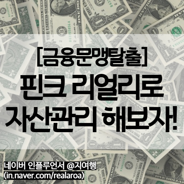  핀크 리얼리 서비스로 마이데이터 알짜 활용하기 - 자산관리 해볼까?