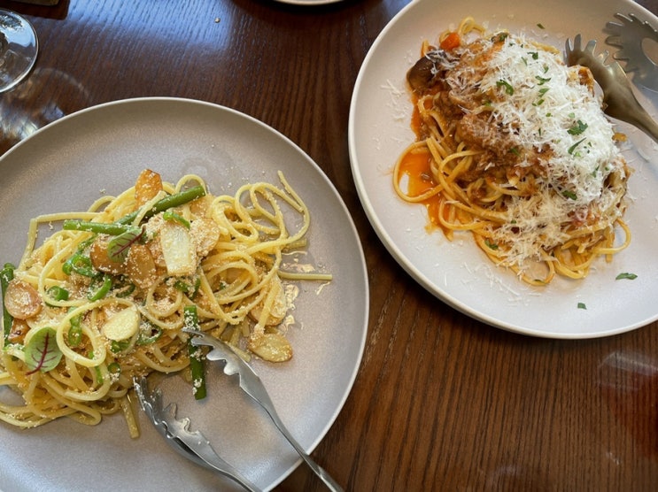  [합정 맛집] 스프링 비스트로 | 명란 알리오올리오 파스타 & 클래식 라구 파스타 / 합정 데이트 파스타 맛집 추천 / 합정, 망원 소개팅 맛집 / 딱새우로제파스타, 고등어 파스타