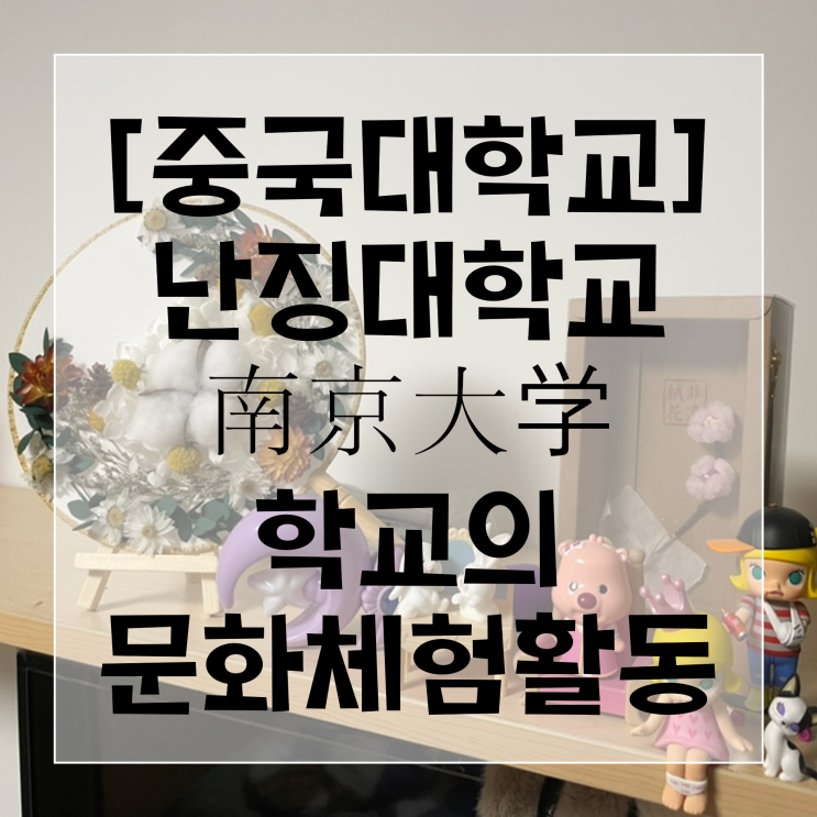 #중국유학 #중국어학연수 남경대학교의 외국인 문화체험활동 #중국문화체험 #학교문화체험