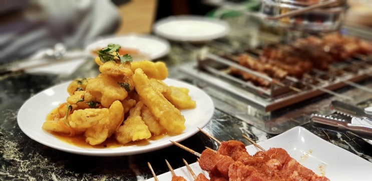  신촌역맛집 샤브샤브 덕승루에서 양꼬치에 칭따오!!