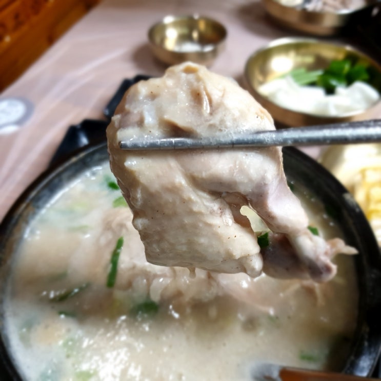  춘천 김유정역 맛집 신남큰집 누룽지 삼계탕