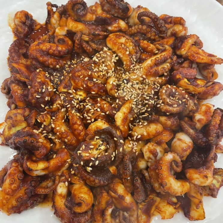  가천대 맛집 화리화리 불향가득 쭈꾸미볶음