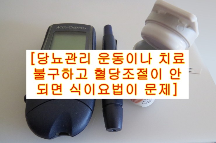  [당뇨관리 운동이나 치료 불구하고 혈당조절이 안되면 식이요법이 문제]