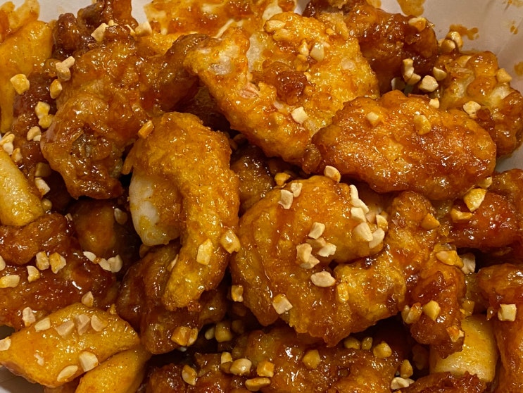  [치킨매니아 새우닭강정] 왕새우와 닭강정의 조합은 실패확률이 적어요!
