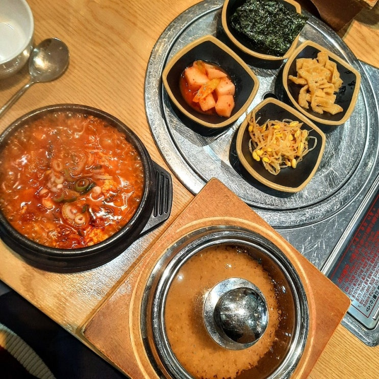  동인천 신포 순두부(김치)찌개 맛집 '부뚜막애순두부' (+가마솥밥까지!)