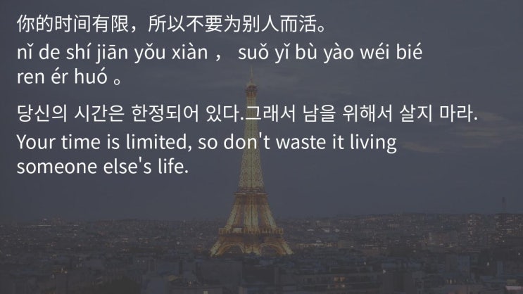  중국어 명언 모음