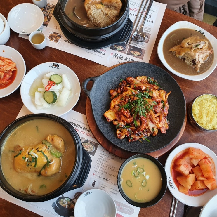  동탄맛집 상황버섯이들어간 백세삼계탕