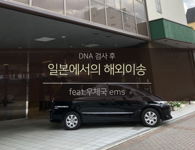  해외 유골 이송 (feat.일본ems)
