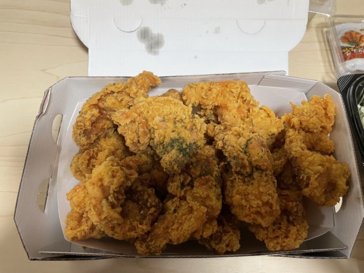  명량치킨후라이드순살후기
