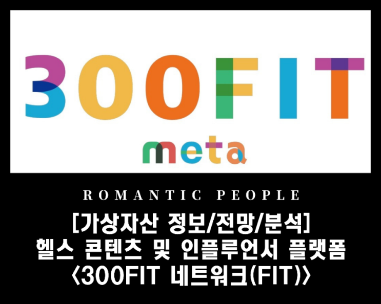 [가상화폐 전망/분석/호재] 빗썸 상승 - 운동(헬스) 콘텐츠  플랫폼 & 스포츠 NFT &lt;300피트 네트워크(FIT)&gt;