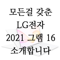  무게, 크기, 성능, 편의성도 다 잡은 100만원대 노트북 LG전자 2021 그램 16 16DZ90P-GX50K