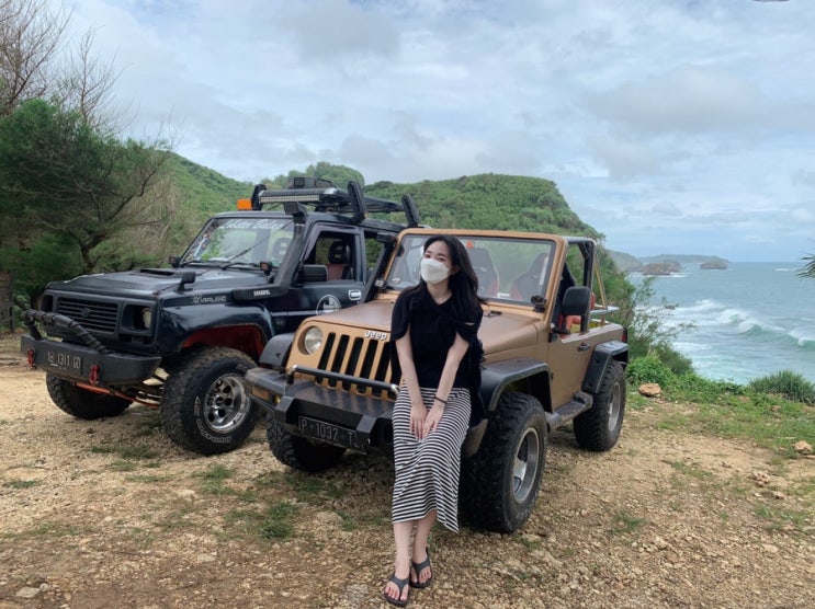  [족자카르타 여행] 인도네시아 런닝맨 불나방 투어 촬영지, 띠망 비치(Timang Beach) 수동 목재 곤돌라 / 랍스터 맛집