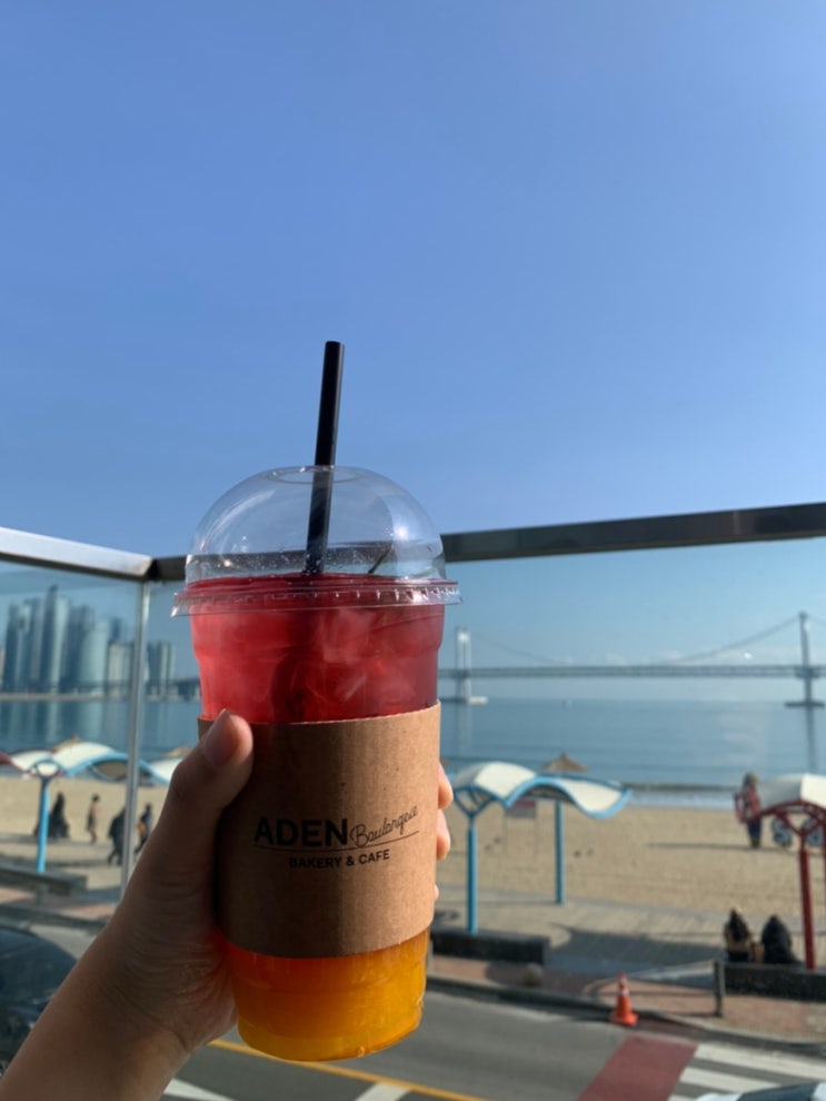  부산 광안대교 보이는 오션뷰 카페, 광안리 아덴 블랑제리 :)