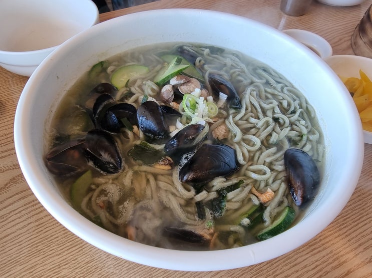  경주 맛집] 주상절리 오션뷰 '양남 해물칼국수'