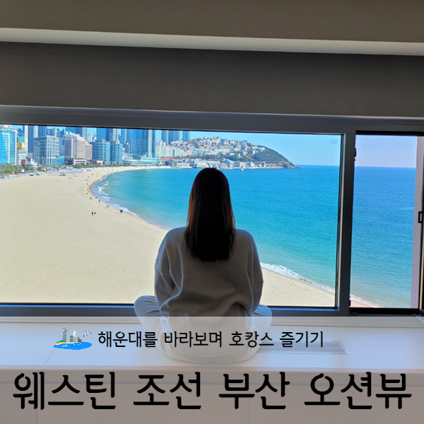  [부산] 해운대 웨스틴 조선 부산 디럭스 오션뷰 2탄 (오션뷰, 룸서비스)