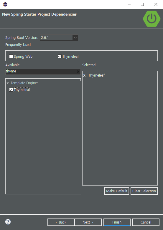  [SpringBoot] Thymeleaf (타임리프)